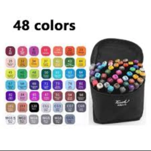 marcadores 48 peças