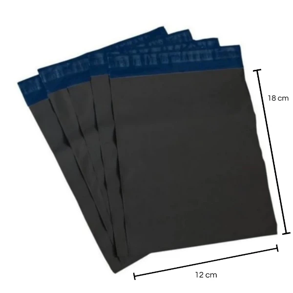 Envelope de segurança cinza 12x18