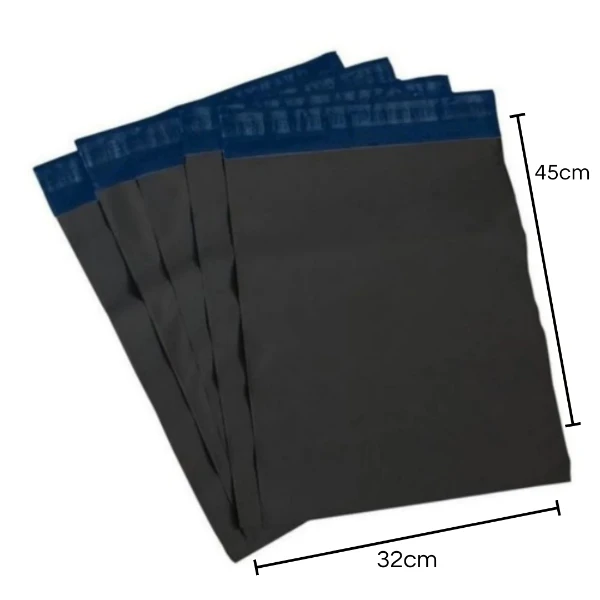 Envelope de segurança cinza 32x45